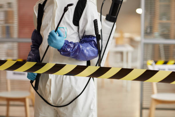 Professional Biohazard Cleanup technician working in Arapahoe, NE